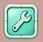 Custom settings wrench icon