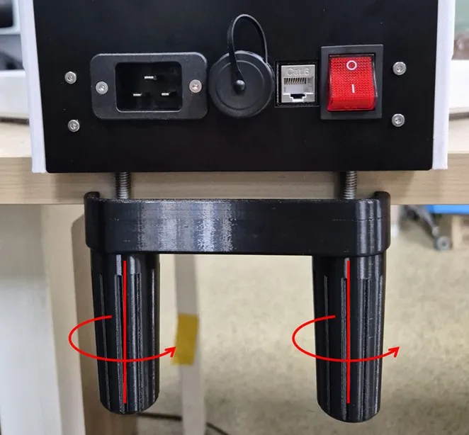 Securing CHUEM Desktop to the table