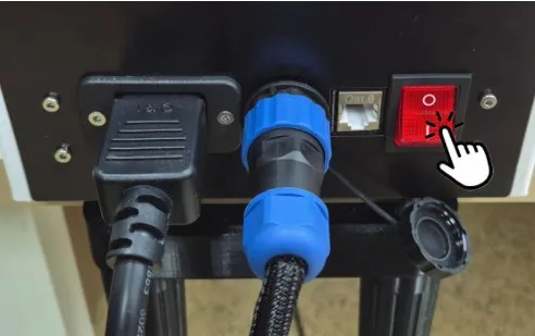 CHUEM Desktop power switch off